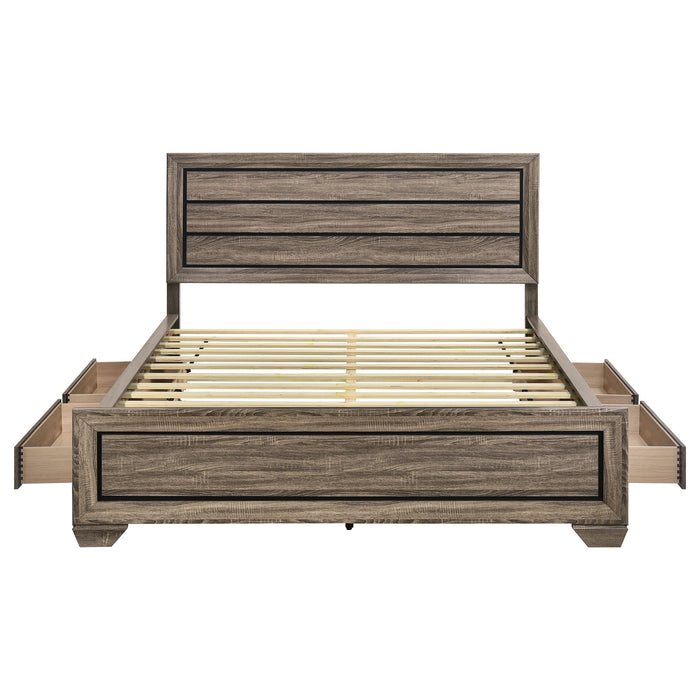 Kauffman Panel Platform Storage Bed