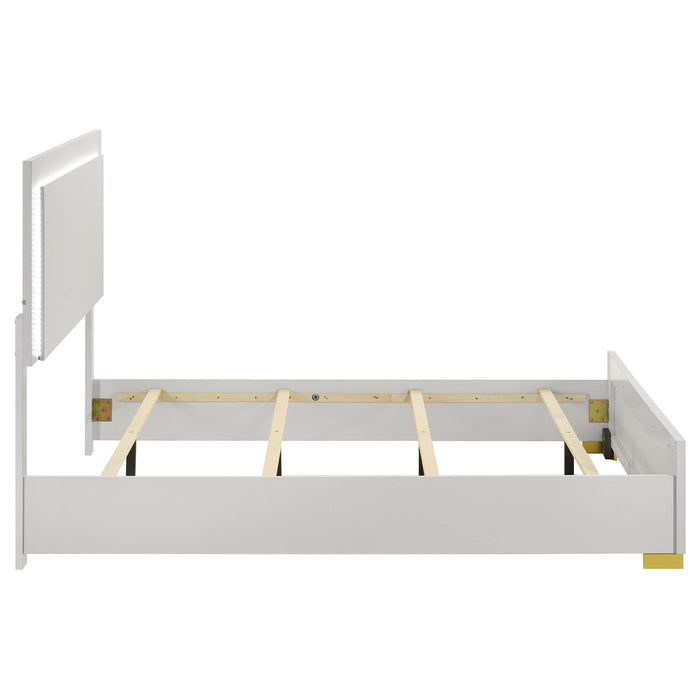 Marceline Panel Bed with LED Lighting