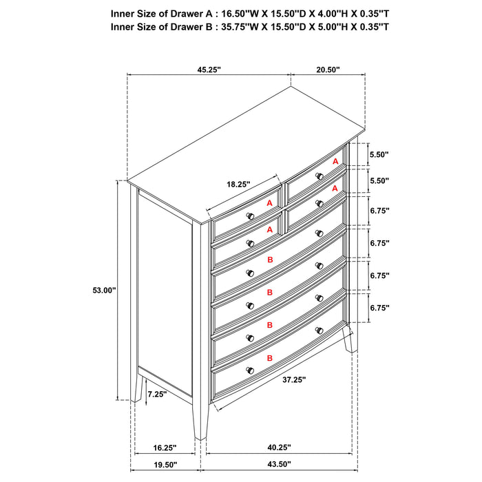Bexhill Chest of Drawers
