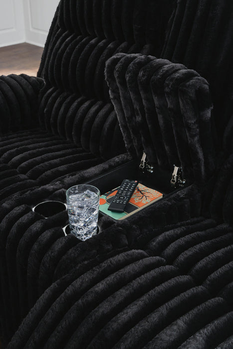 Rhine Falls Reclining Loveseat with Console