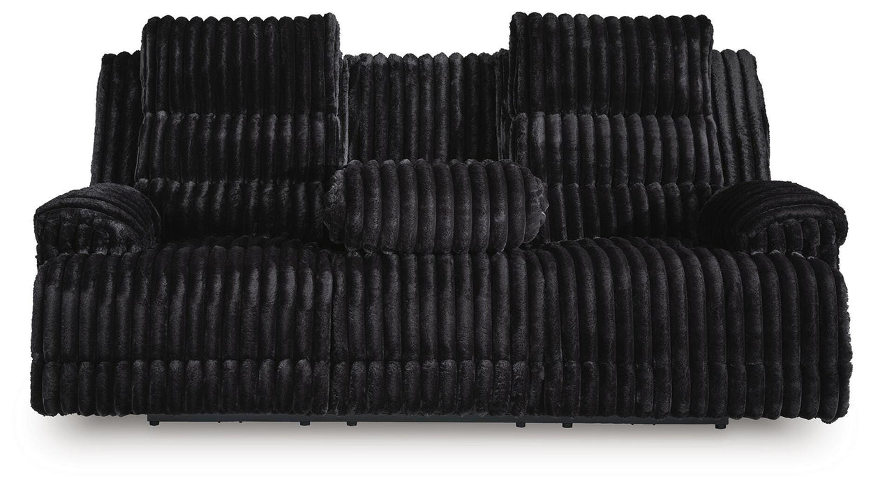 Rhine Falls Power Reclining Sofa with Drop Down Table