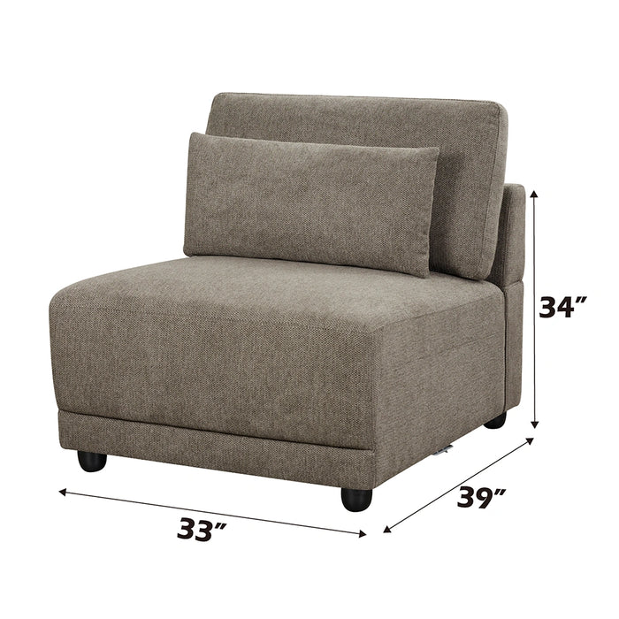 Modular - Armless Chair w/Pillow