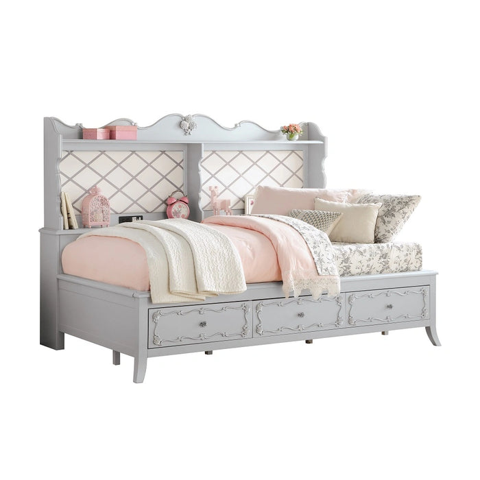 Twin Bed w/USB Port & Storage