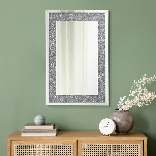 Valerie Crystal Inlay Rectangle Wall Mirror image
