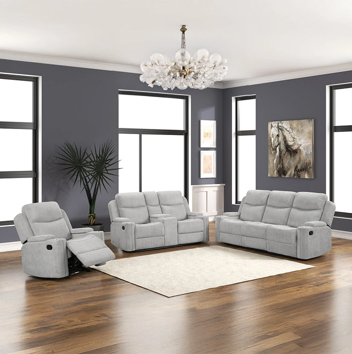 Motion Glider Recliner w/Storage Arm