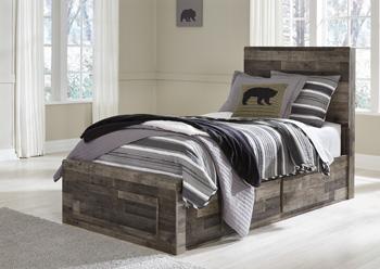 Derekson Bed with 2 Storage Drawers