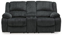 Draycoll Reclining Loveseat with Console image