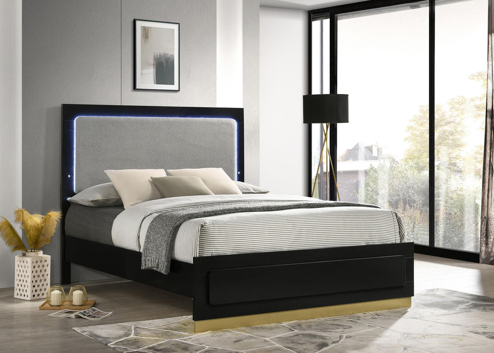 Caraway Panel Bed with LED Lighting