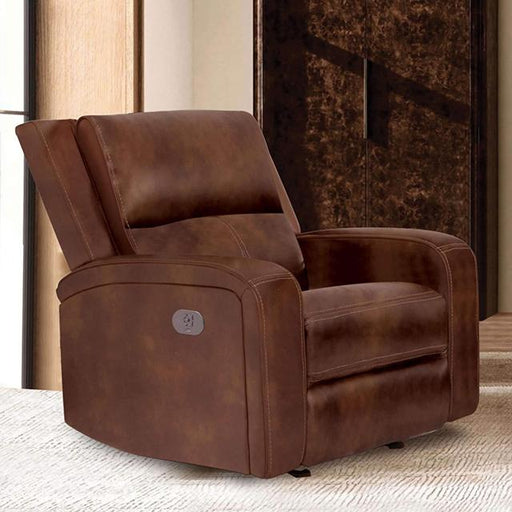 SOTERIOS Power Recliner, Medium Brown image