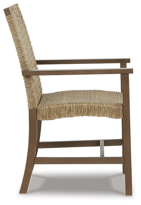 Germalia Outdoor Dining Arm Chair (Set of 2)