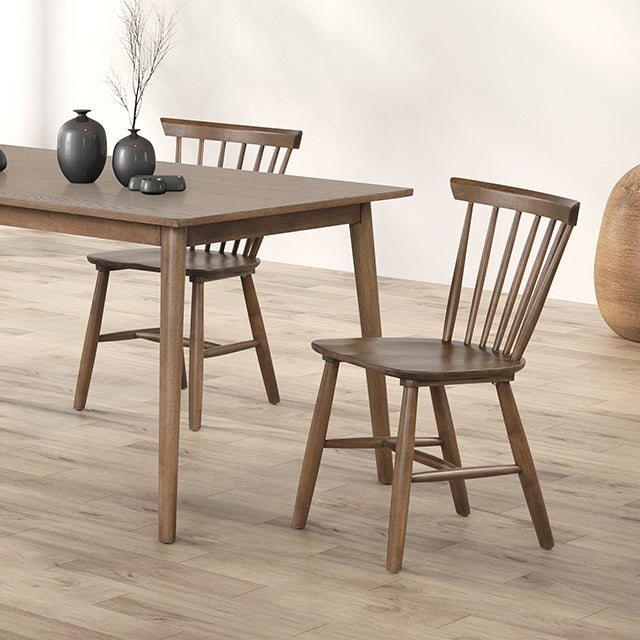 Beale Dining Table Walnut & Black